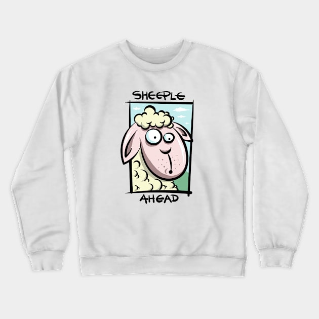 Sheep Crewneck Sweatshirt by OsFrontis